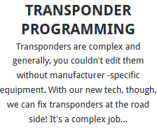 Transponder Programming York